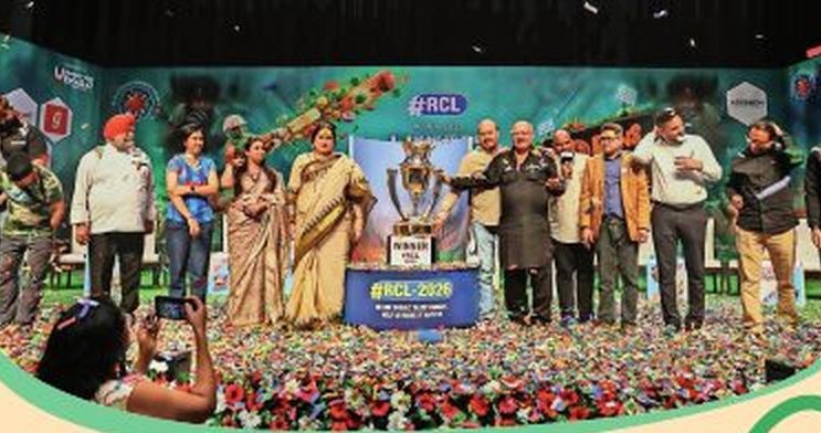 RCL Season 4 trophy unveiled at the New Delhi launch